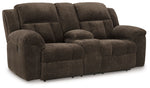 Frohn - Dbl Reclining Loveseat With Console - R&R Furniture Gallery (Fountain Valley, CA)