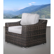 Outdoor Wicker Conversation Set With Cushions, All Weather - R&R Furniture Gallery (Fountain Valley, CA)