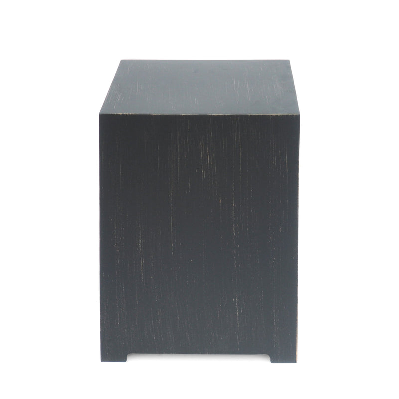 Modern Noble House tank holder side table with a powder-coated frame, featuring a sleek storage table design.
