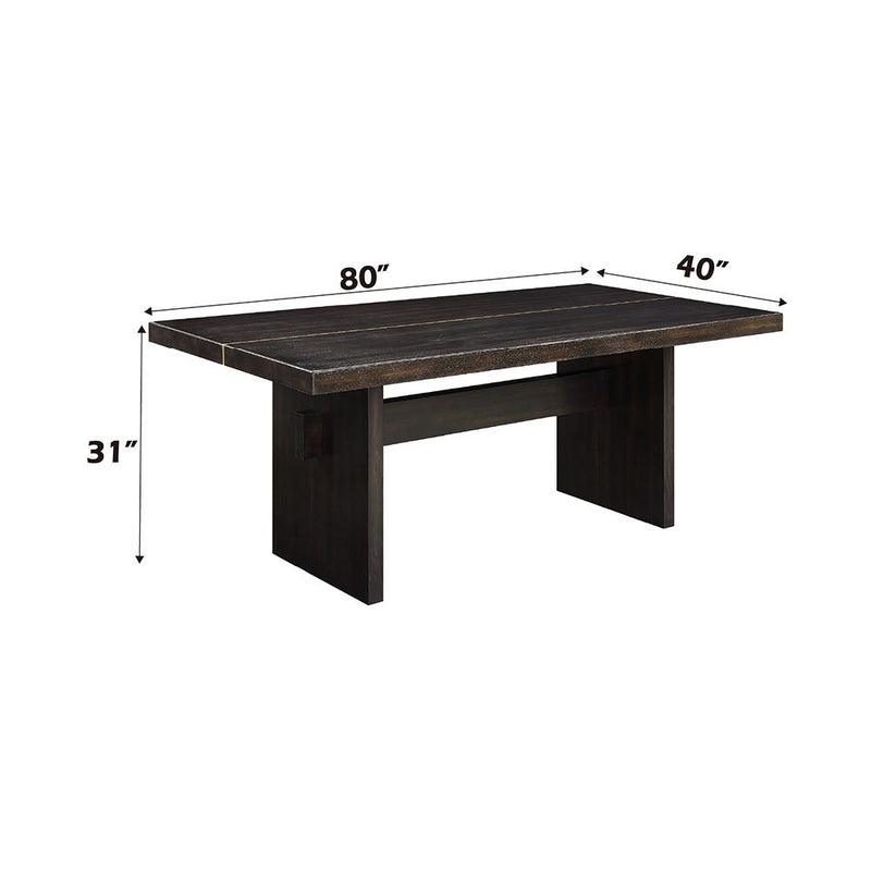 Jaramillo - Dining Table - Black - R&R Furniture Gallery (Fountain Valley, CA)