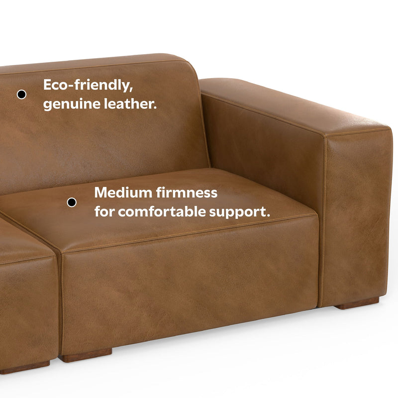 Rex - Handcrafted Sectional Sofa And Ottoman - R&R Furniture Gallery (Fountain Valley, CA)