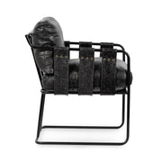 Strapling - Leather Dining Chair - R&R Furniture Gallery (Fountain Valley, CA)