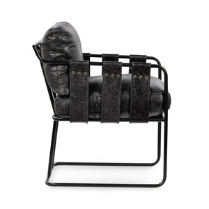 Strapling - Leather Dining Chair - R&R Furniture Gallery (Fountain Valley, CA)