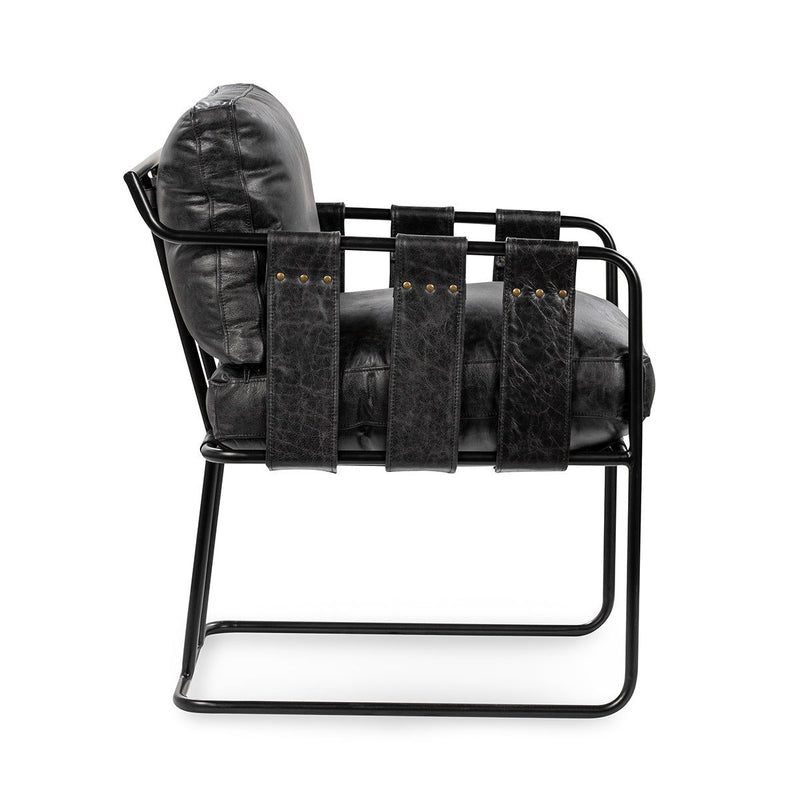 Strapling - Leather Dining Chair - R&R Furniture Gallery (Fountain Valley, CA)