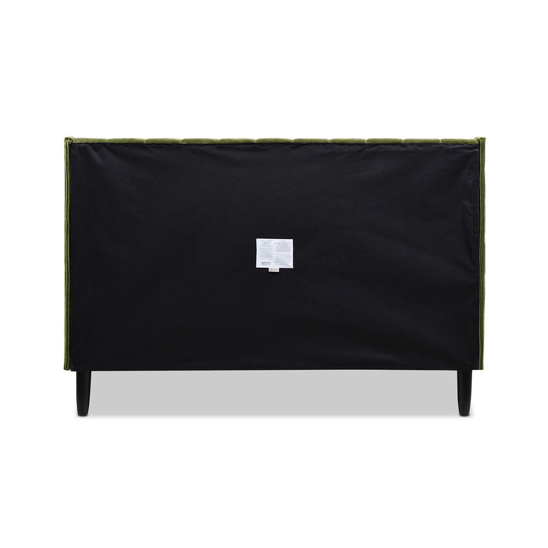 Aspen - Vertical Tufted Modern Headboard Platform Bed Set - R&R Furniture Gallery (Fountain Valley, CA)