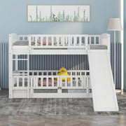 Low Bunk Bed With Slide, Fence And Ladder - R&R Furniture Gallery (Fountain Valley, CA)