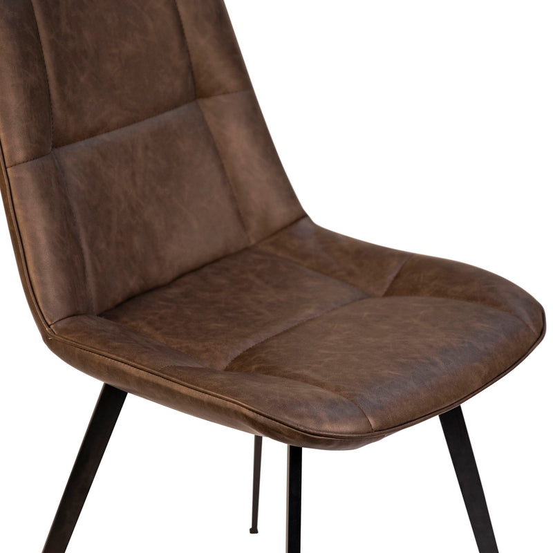 Ronald - Dining Chair (Set of 2) - Antique Brown And Black