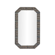 TOV Furniture Charlene 35x59-inch jewel wall mirror with a sleek frame, perfect for modern interior decor.