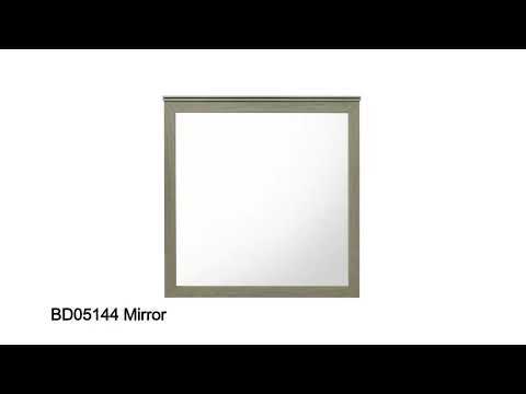 Joanna - Mirror - Weathered Gray - R&R Furniture Gallery (Fountain Valley, CA)