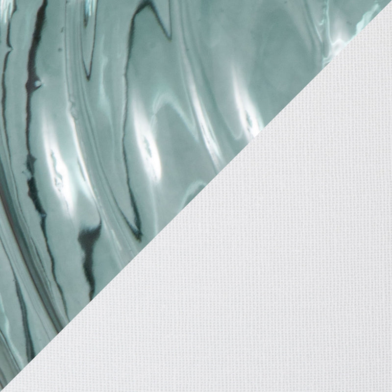 Lumi Source Windsor contemporary table lamp set with clear turquoise and off-white glass shades, modern design for stylish lighting.