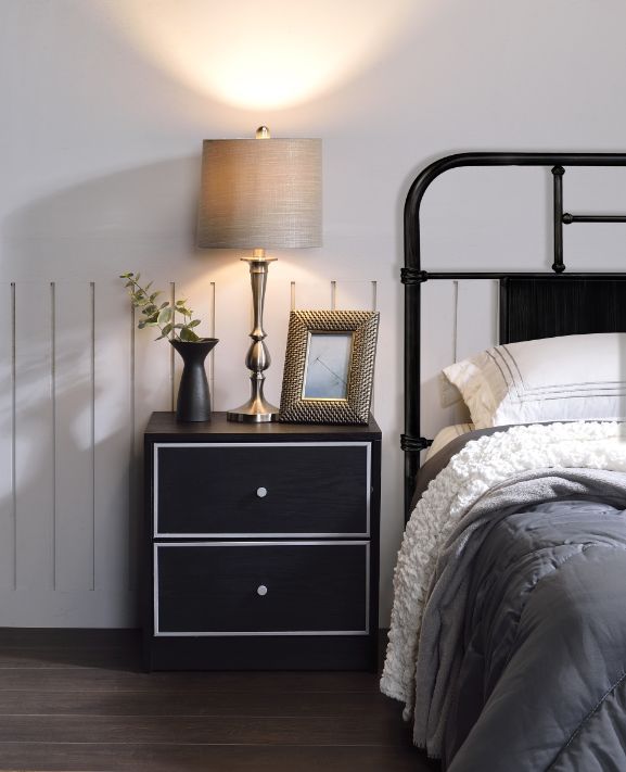 Jabir - Accent Table - Black & Silver - R&R Furniture Gallery (Fountain Valley, CA)