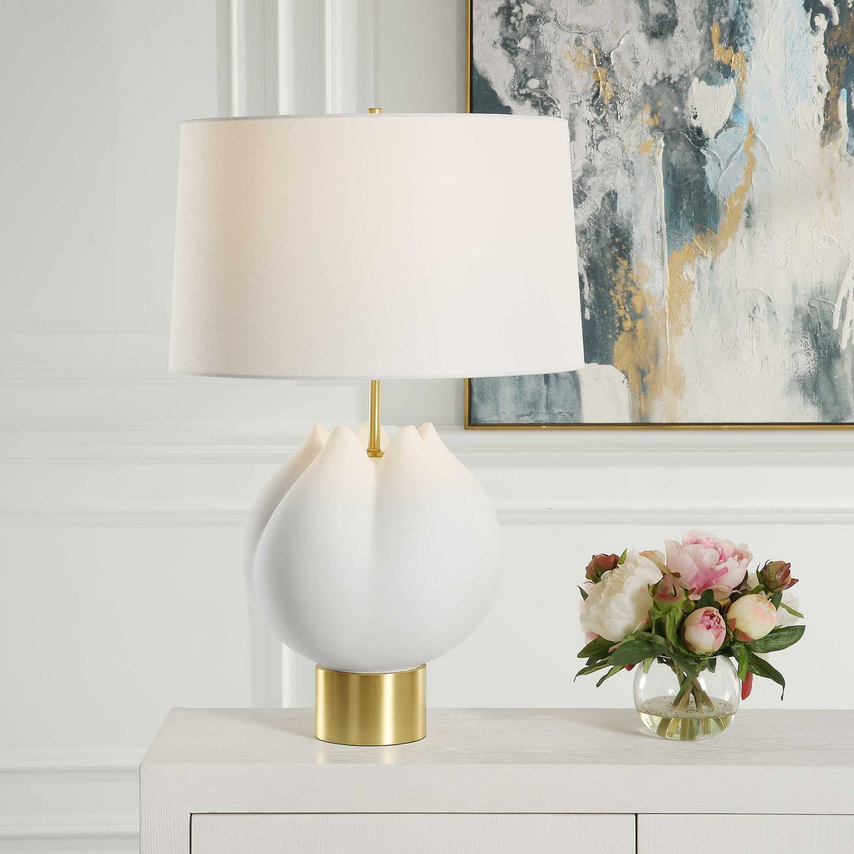 In Bloom - Table Lamp - White