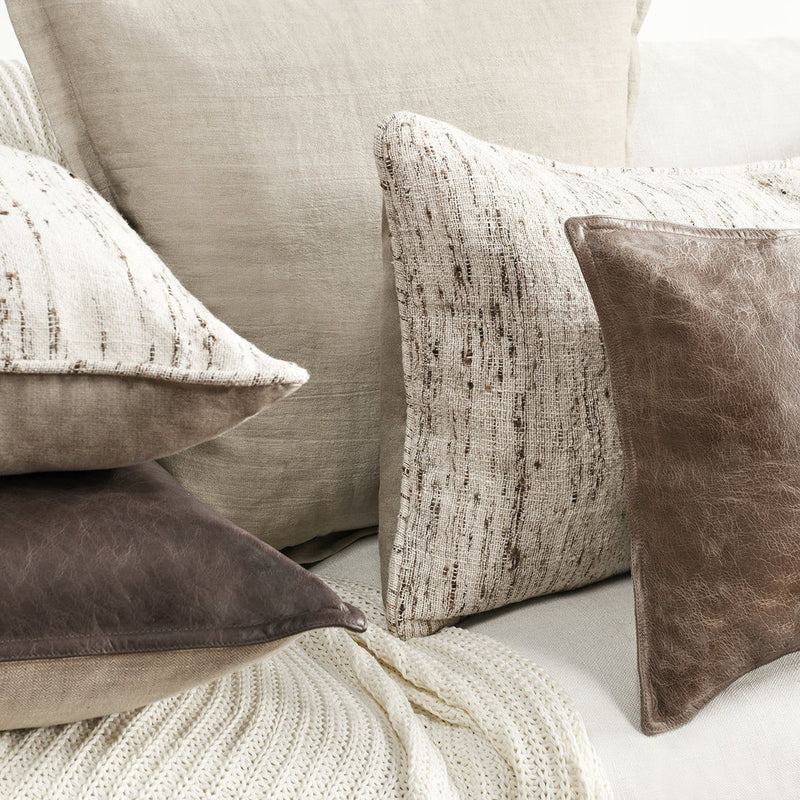 Classic Home Comporta CP Tavira accent pillow with textured fabric and decorative design, perfect for sofa or bed decor.