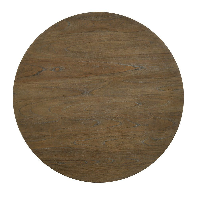 Parfield - Round Dining Table - Weathered Oak - R&R Furniture Gallery (Fountain Valley, CA)