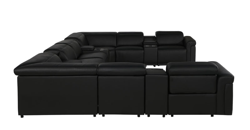 1126 - 12-Piece U-Shaped Sectional Sofa In With 4 Power Recliners & Power Headrests