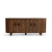 Lyle - 4 Dorr Cabinet - Artisan Brown - R&R Furniture Gallery (Fountain Valley, CA)