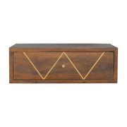 Floating Bedside Table - Chestnut - R&R Furniture Gallery (Fountain Valley, CA)