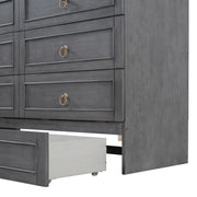 DreamHaus Murphy Bed with large drawers and stylish cabinet design, featuring a sleek, modern look and functional storage.
