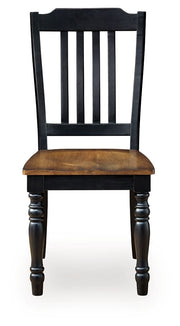 Clorazi - Dining Room Side Chair (Set of 2) - Black / Brown - R&R Furniture Gallery (Fountain Valley, CA)