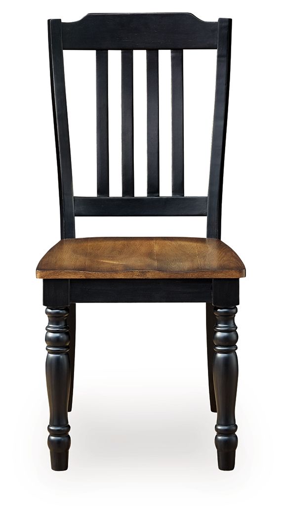 Clorazi - Dining Room Side Chair (Set of 2) - Black / Brown - R&R Furniture Gallery (Fountain Valley, CA)