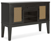 Galliden - Dining Room Server - Black - R&R Furniture Gallery (Fountain Valley, CA)