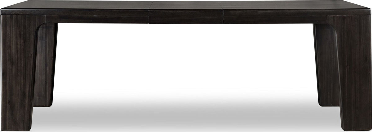 Zamba Extendable Acacia Wood Dining Table in Jaguar