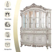 Gorsedd - Buffet & Hutch - Golden Ivory - R&R Furniture Gallery (Fountain Valley, CA)