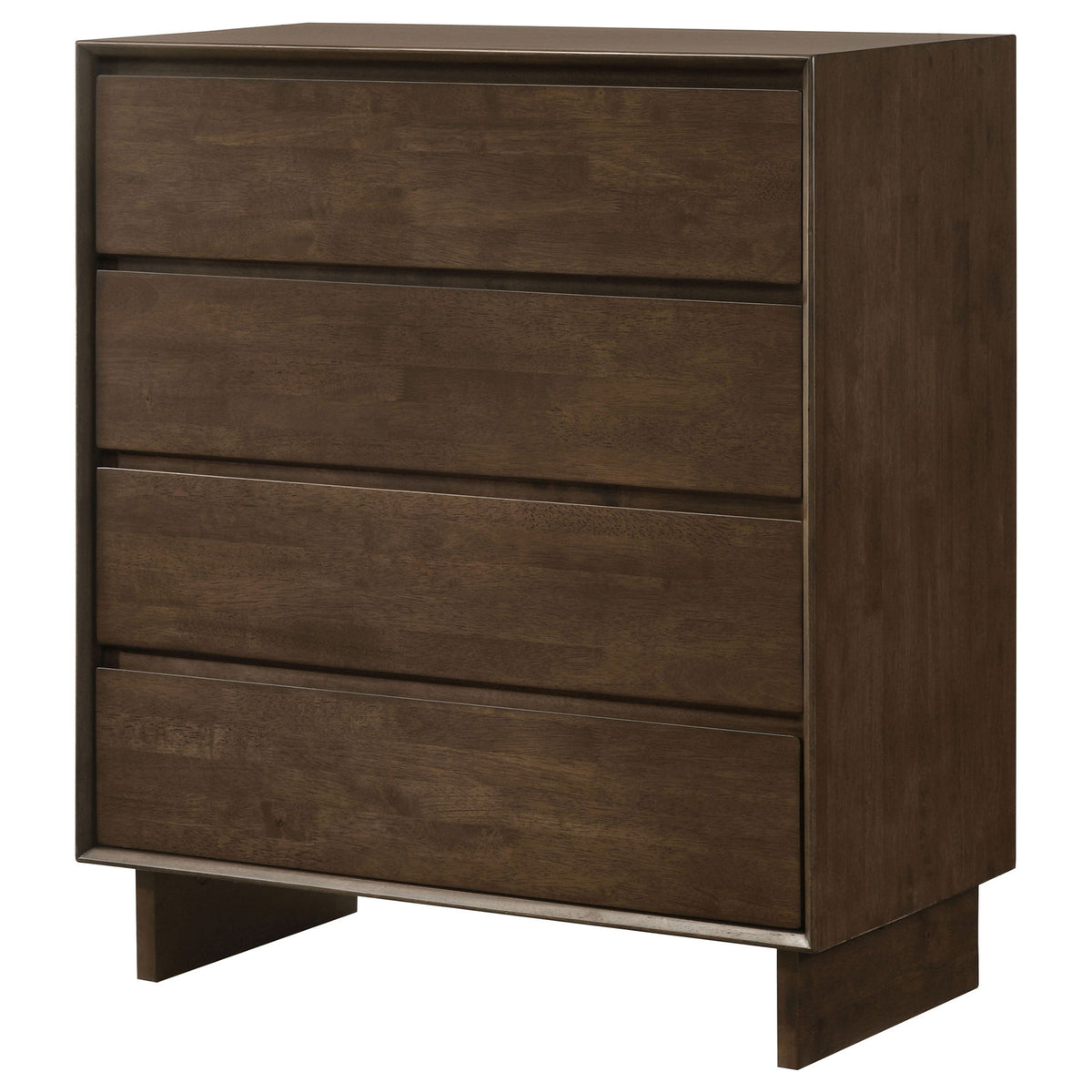 Hemlock - 4 Drawer Chest Of Drawers - Dark Brown