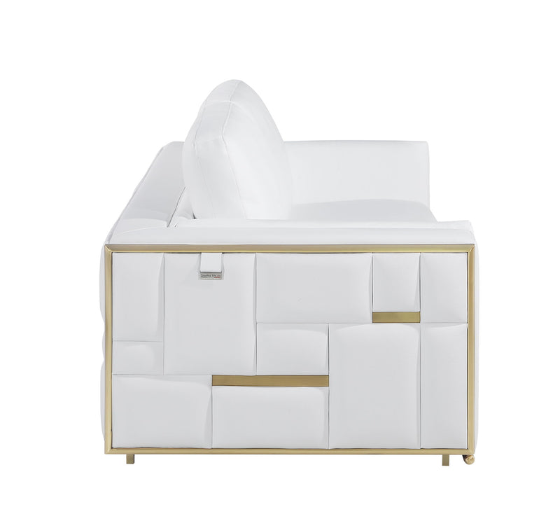 1130 - Top Grain Italian Leather Living Room Set - R&R Furniture Gallery (Fountain Valley, CA)