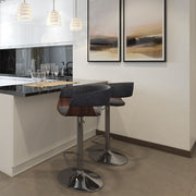 Lowell - Multi-Functional Adjustable Swivel Bar Stool - R&R Furniture Gallery (Fountain Valley, CA)