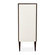 Belmont Place - Desk Chair - White / Dark Brown - R&R Furniture Gallery (Fountain Valley, CA)