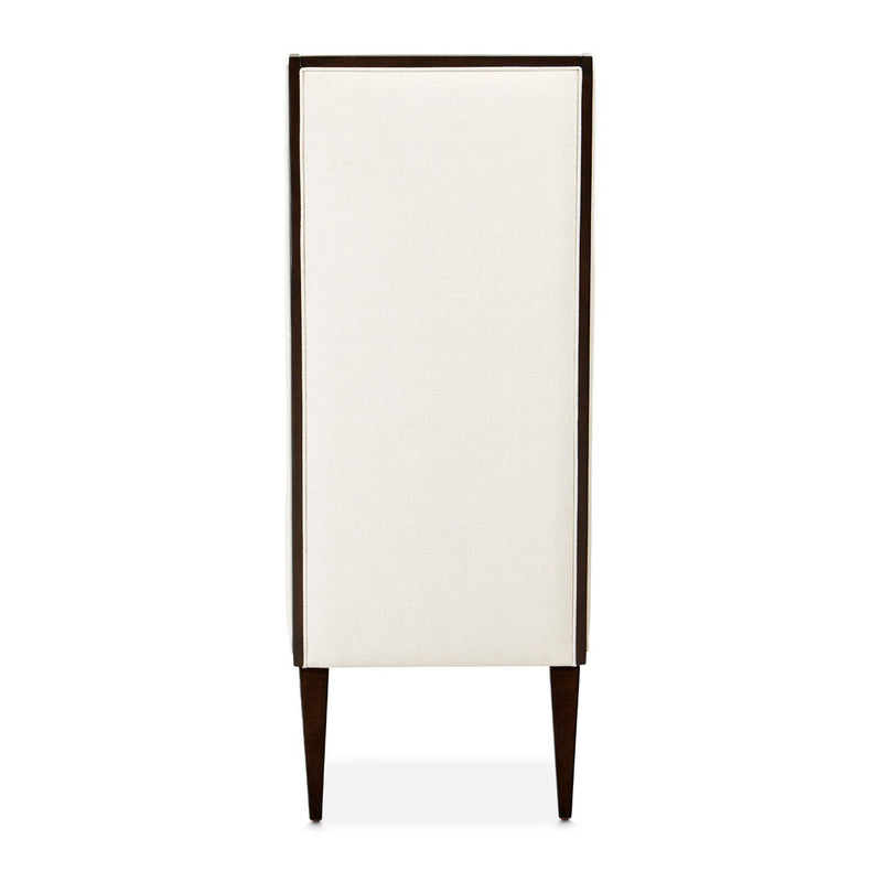 Belmont Place - Desk Chair - White / Dark Brown - R&R Furniture Gallery (Fountain Valley, CA)