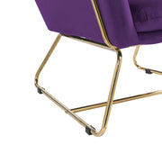 Keira - Accent Chair With Metal Base - R&R Furniture Gallery (Fountain Valley, CA)