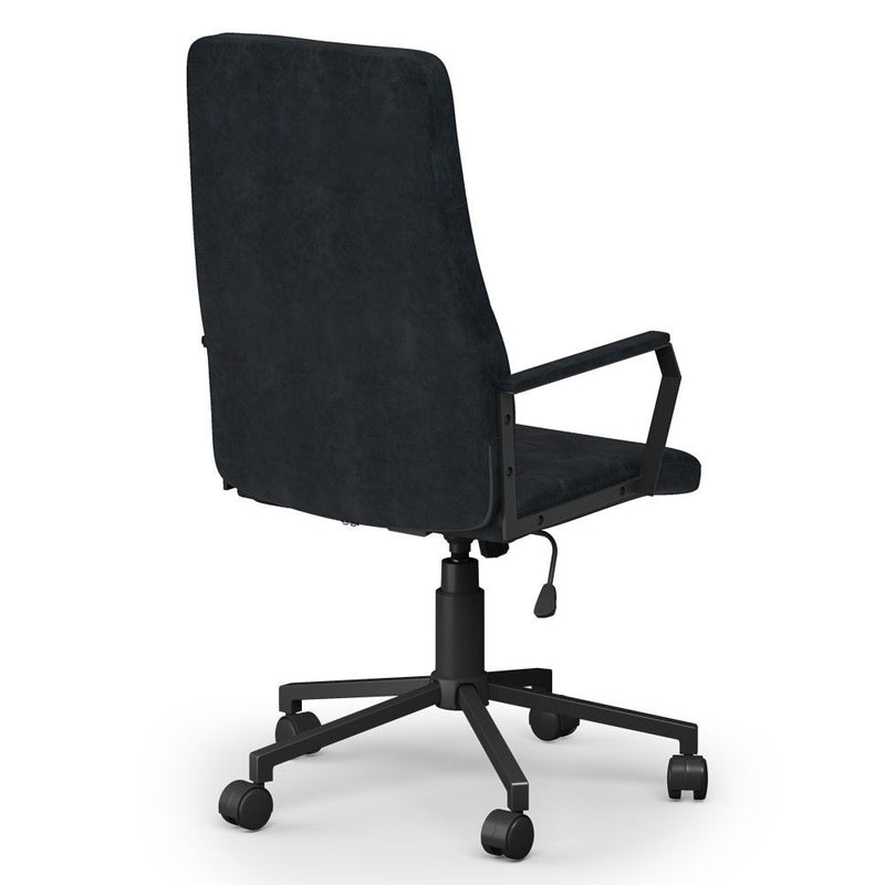 Foley - Swivel Office Chair - Distressed Blue - R&R Furniture Gallery (Fountain Valley, CA)