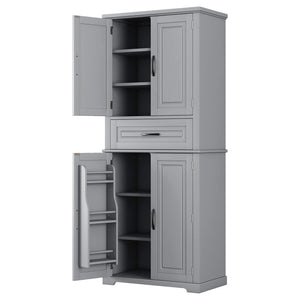Bathroom Storage Cabinet With Drawer And Adjustable Shelf