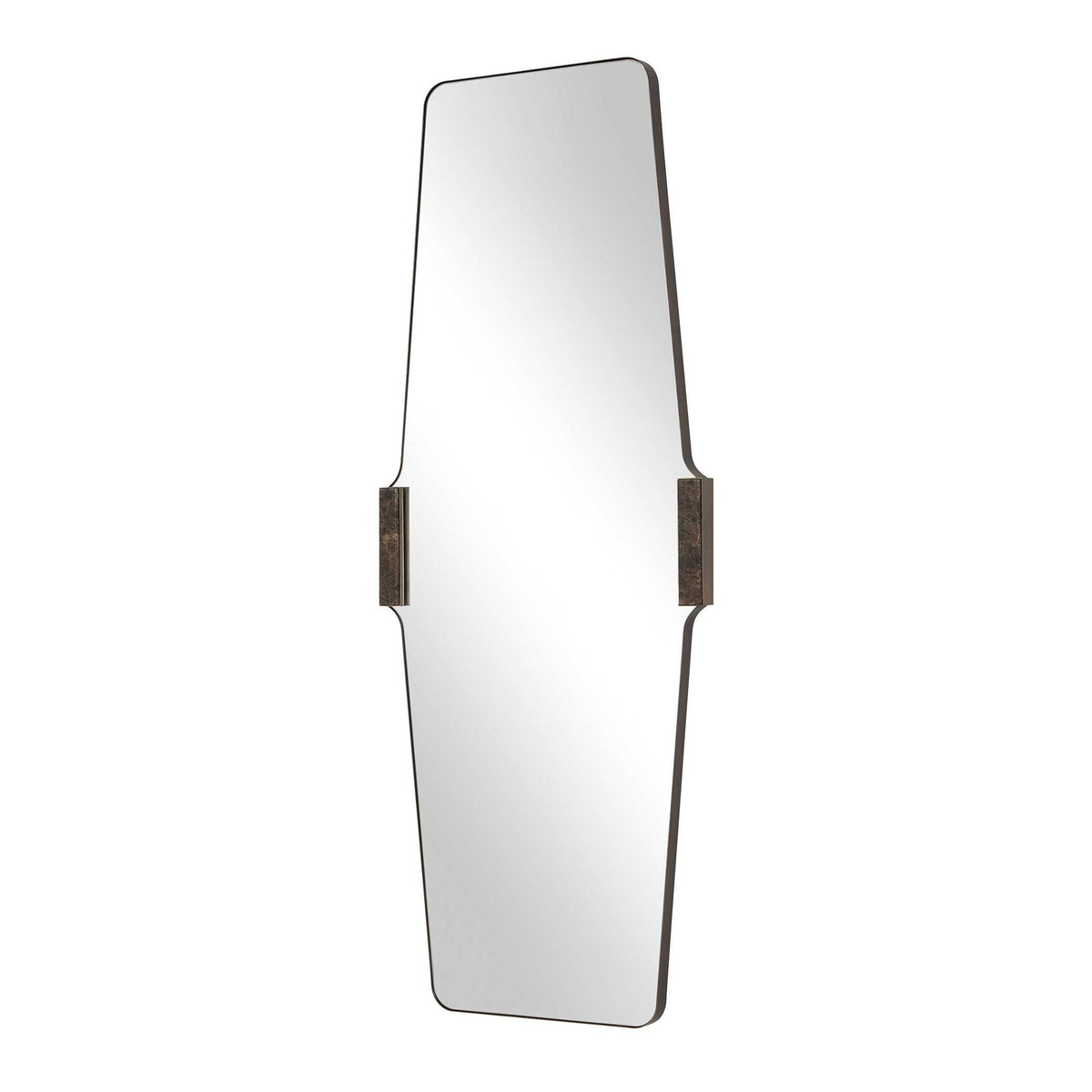 Orson - Mid-Century Tall Mirror - Bronze / Brown