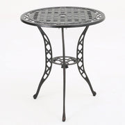 Bono Metal Bistro Set - Black - R&R Furniture Gallery (Fountain Valley, CA)