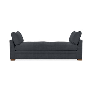 Classic Home Audrey daybed with a wooden frame and white bedding, stylish and comfortable for a bedroom or guest room.