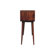 Triple Curved Console Table - Brown - R&R Furniture Gallery (Fountain Valley, CA)