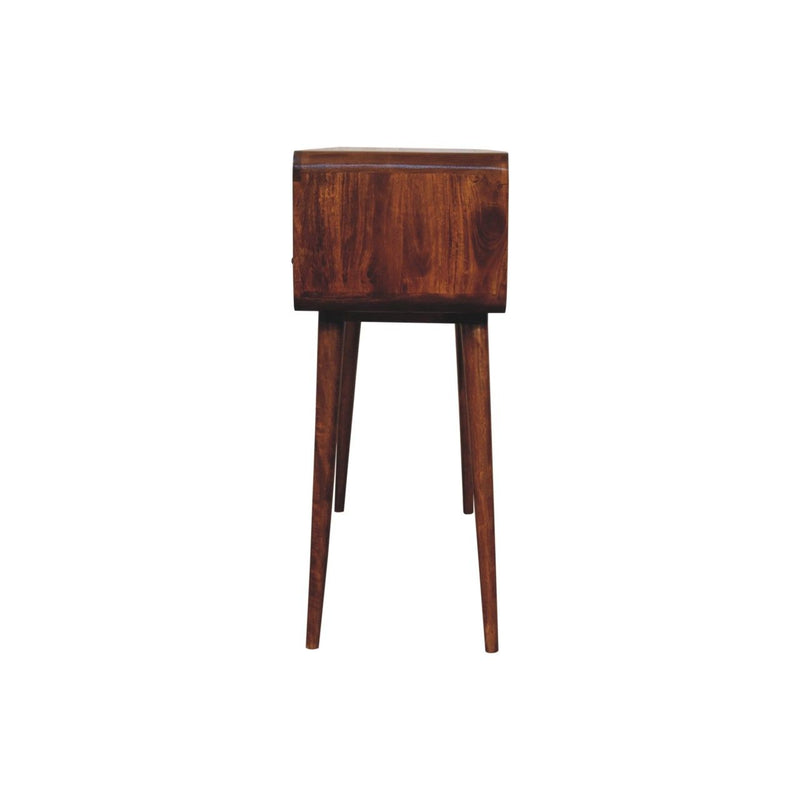 Triple Curved Console Table - Brown - R&R Furniture Gallery (Fountain Valley, CA)