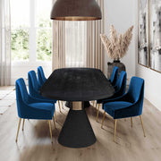 Beatrix - Velvet Side Chair - R&R Furniture Gallery (Fountain Valley, CA)