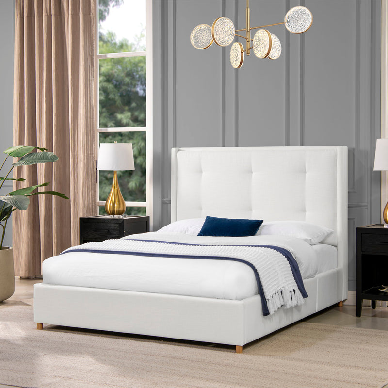 Miramar - Cushion Back Headboard Platform Bed Frame - R&R Furniture Gallery (Fountain Valley, CA)