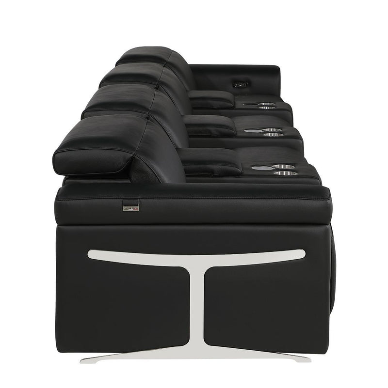 1126 - 7-Piece Modular Power Reclining Sofa In With 4 Power Recliners & Power Headrests