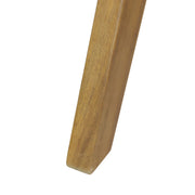 Stamford - Outdoor Bistro Table Acacia Wood X - Base - Teak - R&R Furniture Gallery (Fountain Valley, CA)