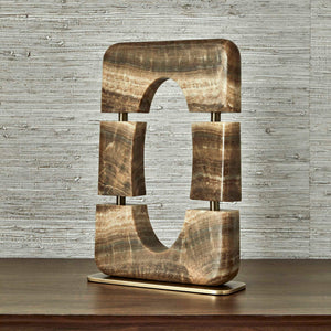 Missing Link - Tall Sculpture - Brown