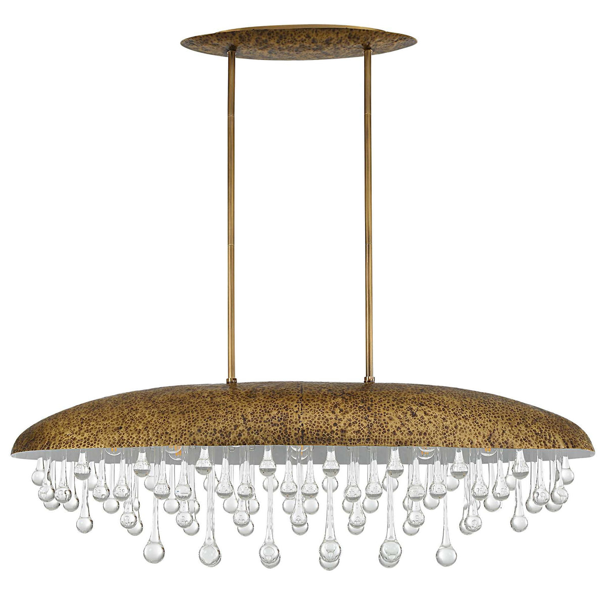 Downpour - 10 Light Pendant - Oval