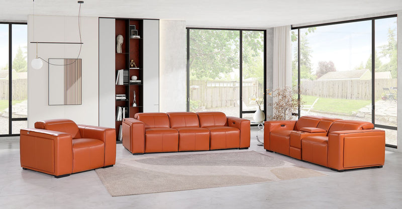 1224 - 7-Piece Modular Power Reclining Sofa, Loveseat & Chair Set In With 6 Power Recliners & Power Headrests - R&R Furniture Gallery (Fountain Valley, CA)