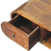 Solid Wood Circular TV Unit - R&R Furniture Gallery (Fountain Valley, CA)