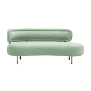 Tischa - Boucle Velvet Sofa - R&R Furniture Gallery (Fountain Valley, CA)