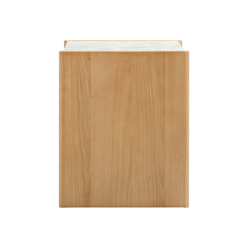 Paige - 2-Drawer Nightstand - Natural Oak - R&R Furniture Gallery (Fountain Valley, CA)